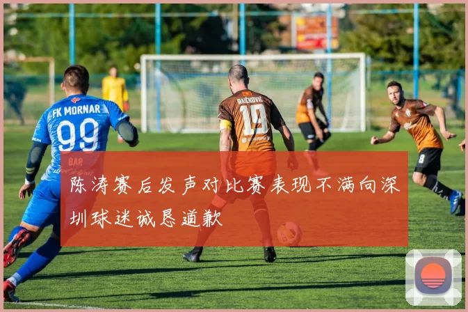 陈涛赛后发声对比赛表现不满向深圳球迷诚恳道歉